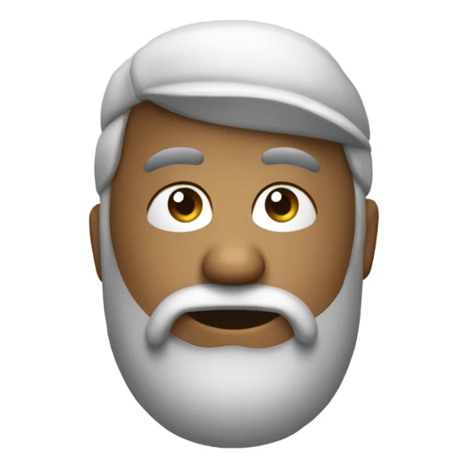 En apa med keps sticker