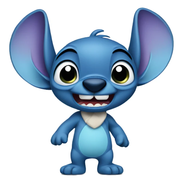 Stitch cartoon  sticker