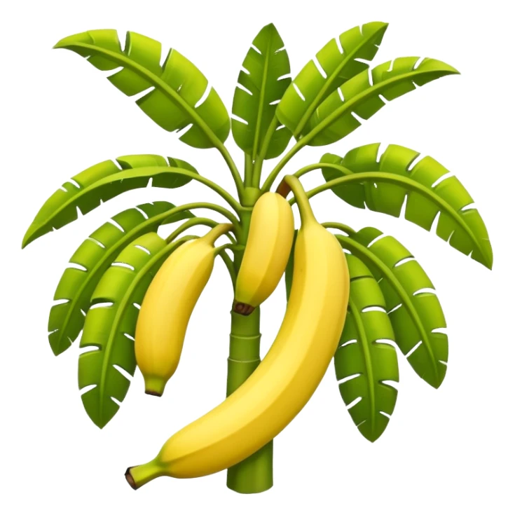 Banana tree sticker