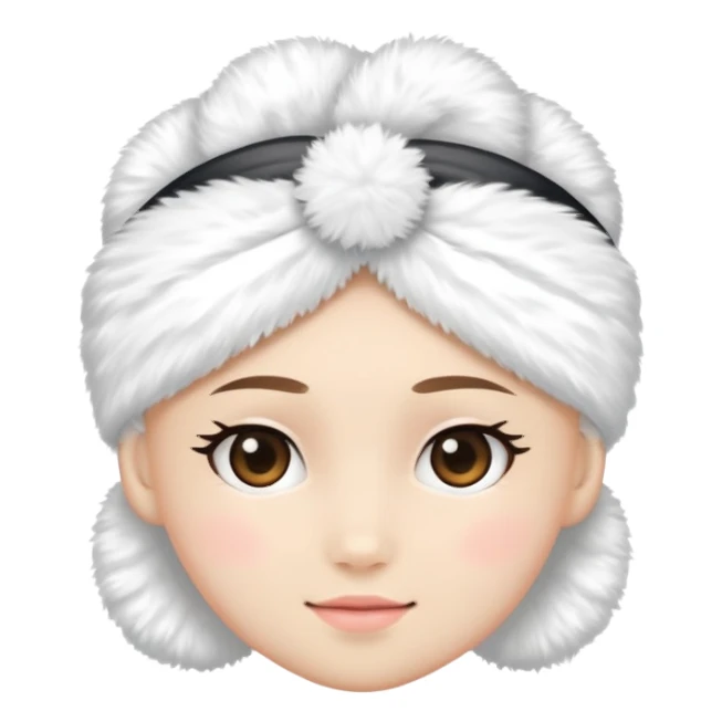 skincare headband sticker