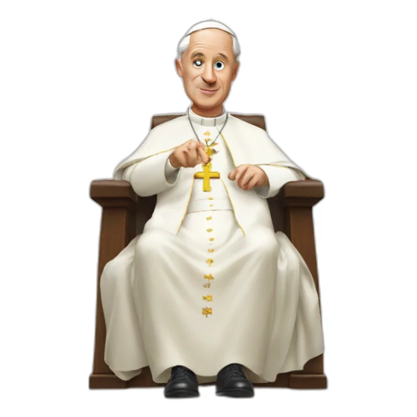 pope-doing-crack sticker
