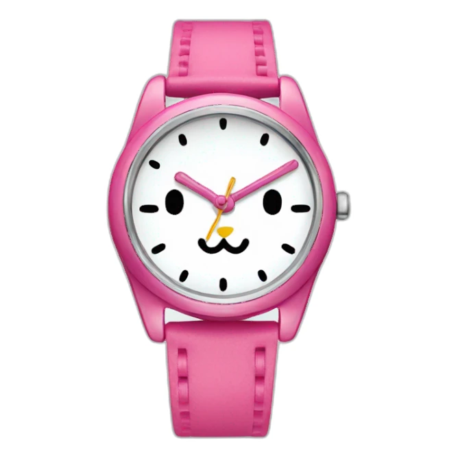 Hello kitty watch sticker