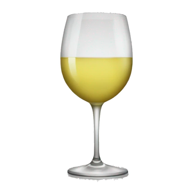 white wine with white heart  sticker