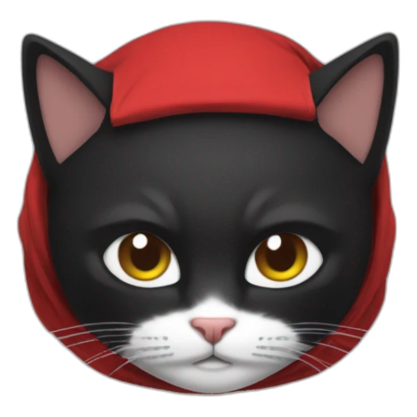 Ninja cat sticker