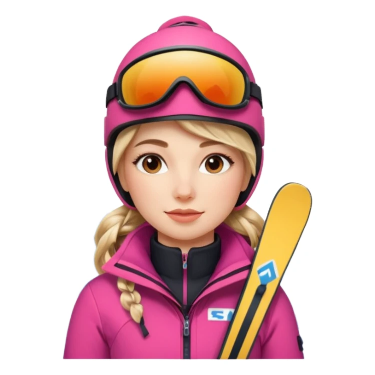 Woman Skiing, Matterhorn sticker
