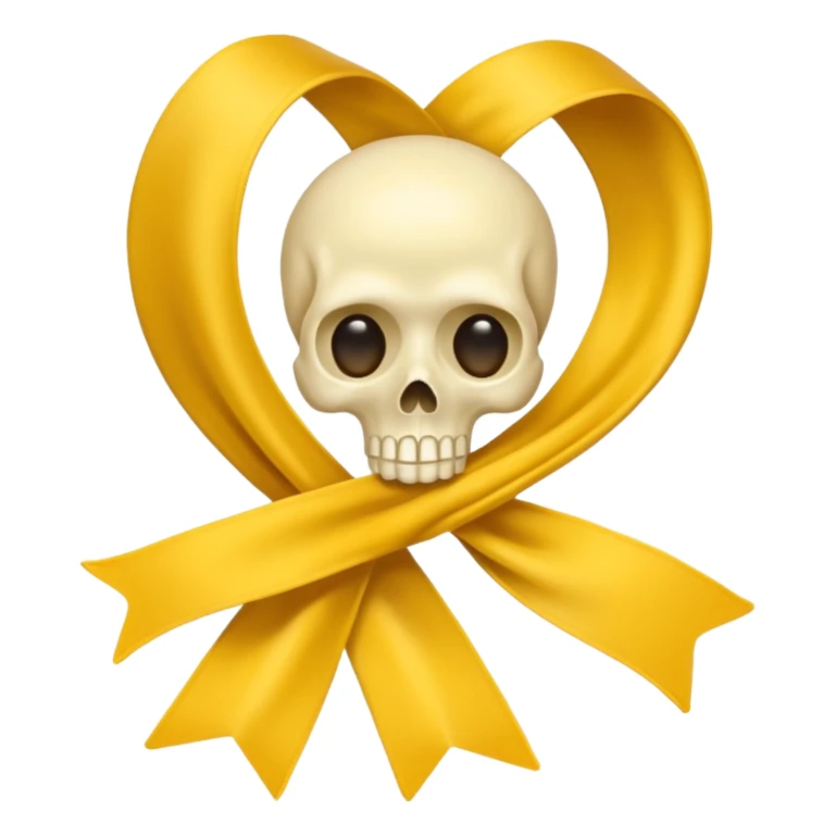 bone cancer ribbon sticker