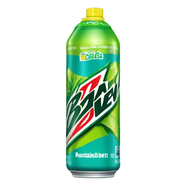 Mountain Dew Baja blast drink sticker