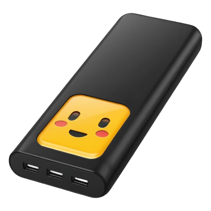 portable charger sticker