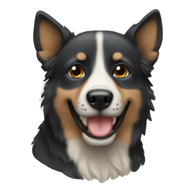 anjing ngakak sticker