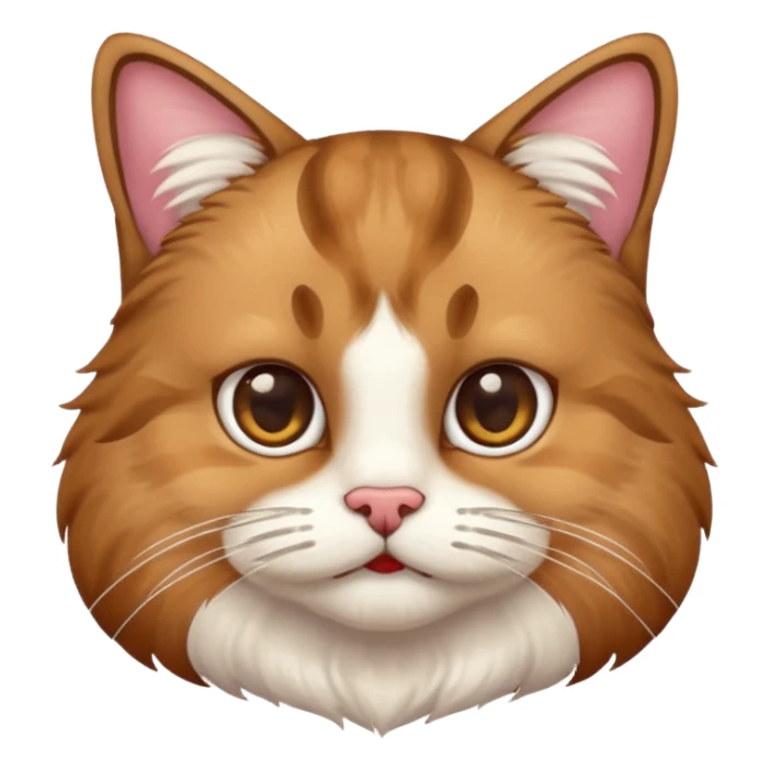 cat with mans mustache  sticker