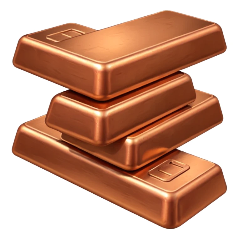 copper ingots sticker