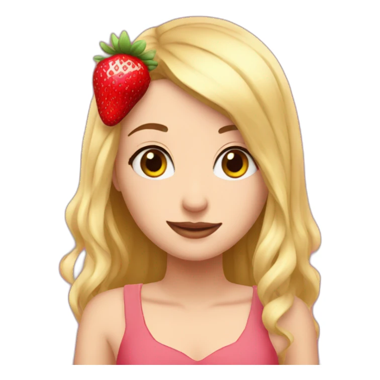 Charlotte au fraise sticker