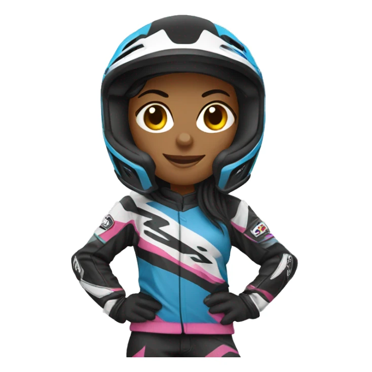 motocross women sticker