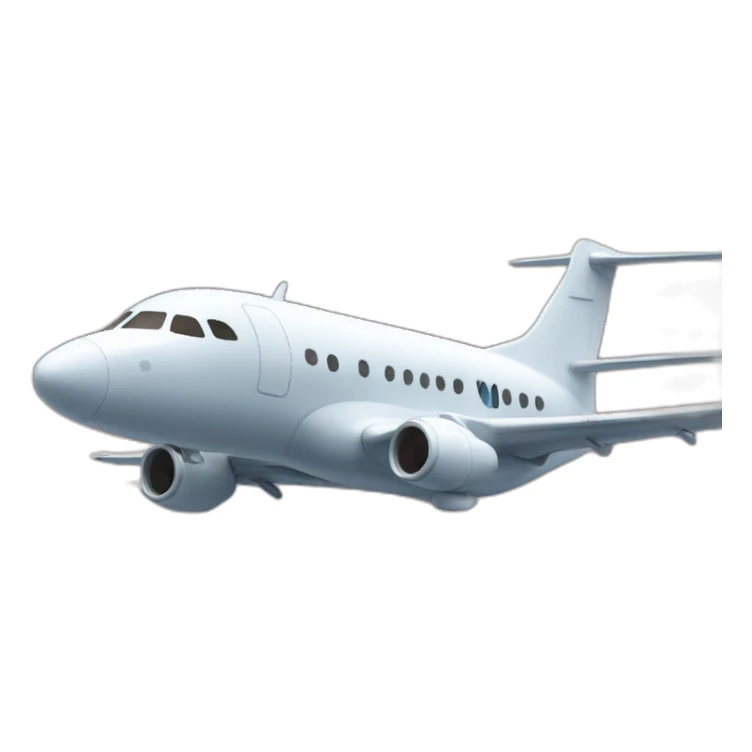 Avión supersónico con gato sticker