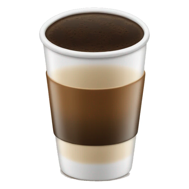 “Strong coffee in a simple glasse cup.” sticker