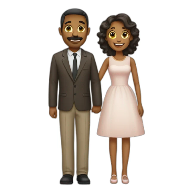 Husband wife  sticker