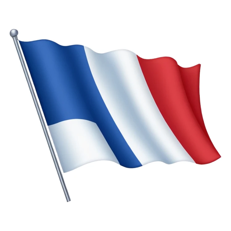 Generate a flag for france sticker