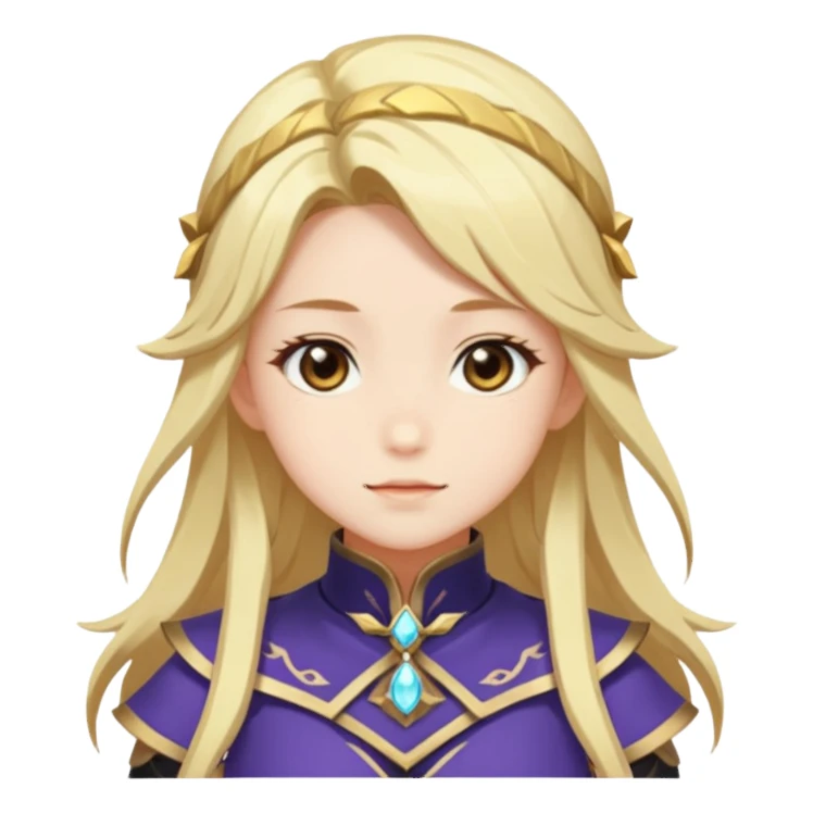 “Lumine” from “Genshin Impact” sticker