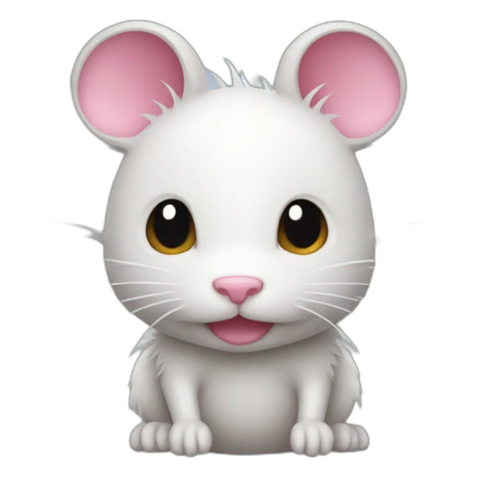 hello kitty rat sticker