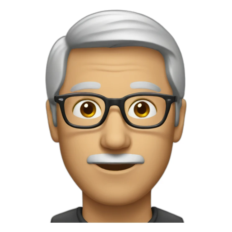 steeve-jobs-with-glasses sticker