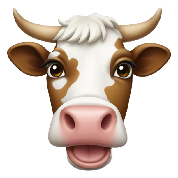 cow in lo sticker