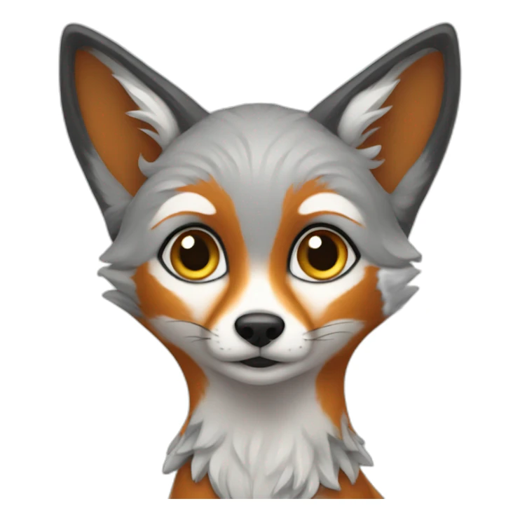 lady fox sticker