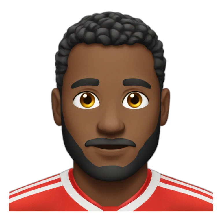 Man in man UTD jersey sticker