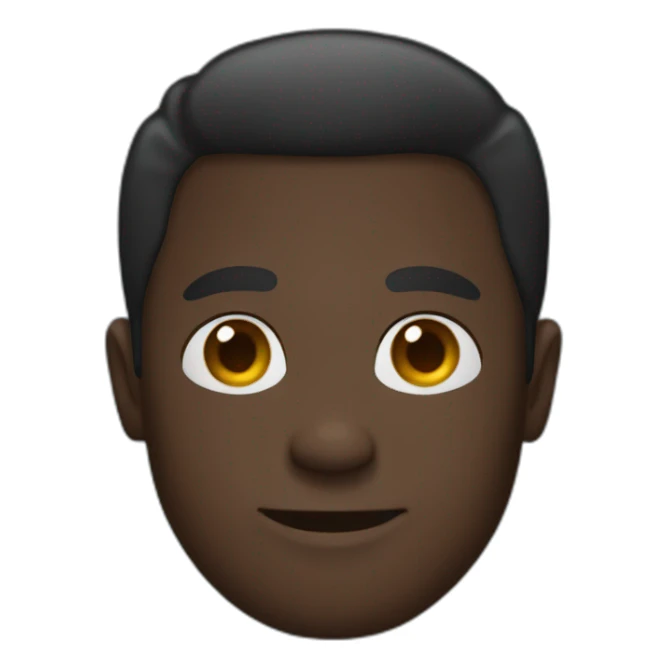 solo blue shirt dark-skinned sticker