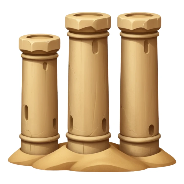 Sand Pillars sticker