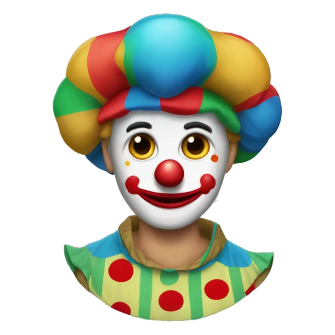 Clown cagoule  sticker