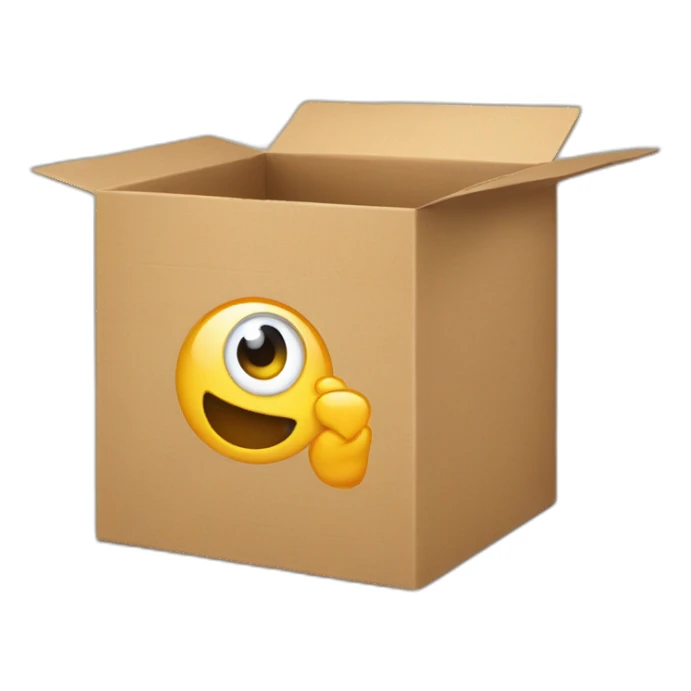 iphone app in a box sticker