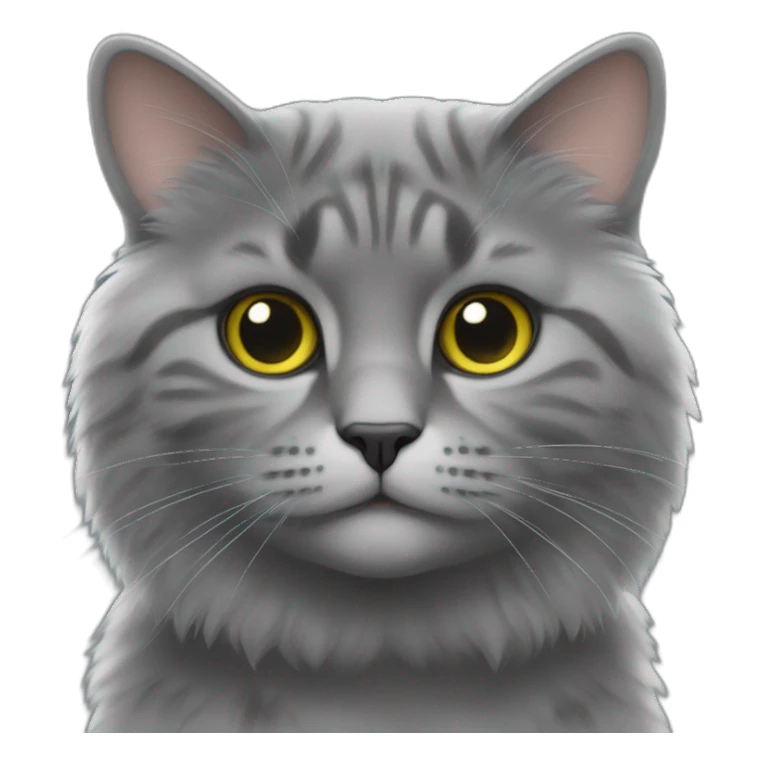 Gris du gabon sur chat sticker