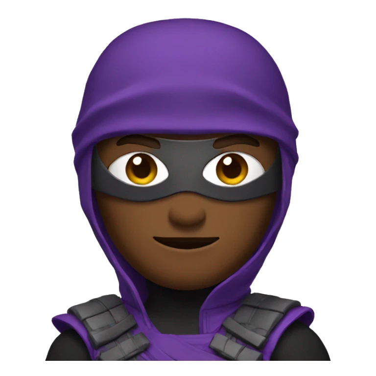 purple ninja sticker