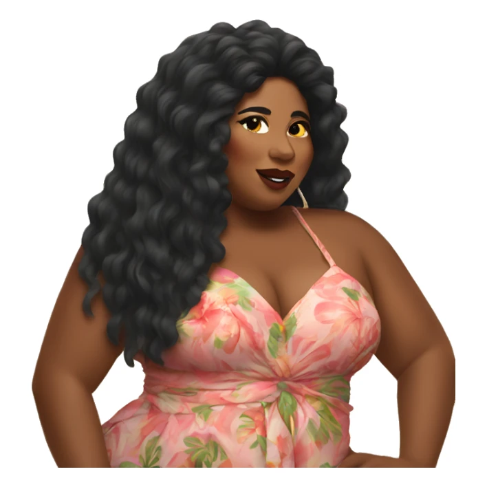 Lizzo in Hawaii  sticker