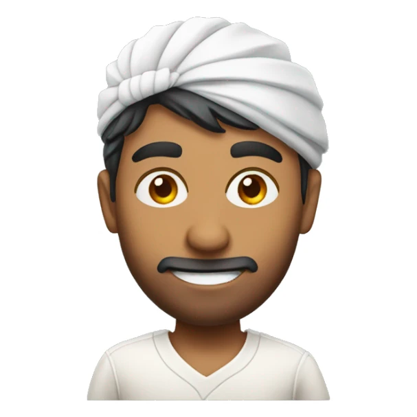 Indian guy playing cricket sticker