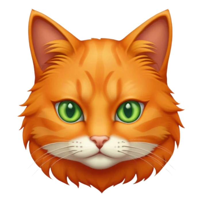 Thief orange cat sticker