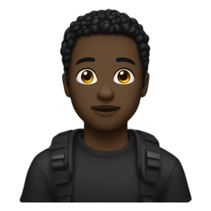 Black aesthetic sticker