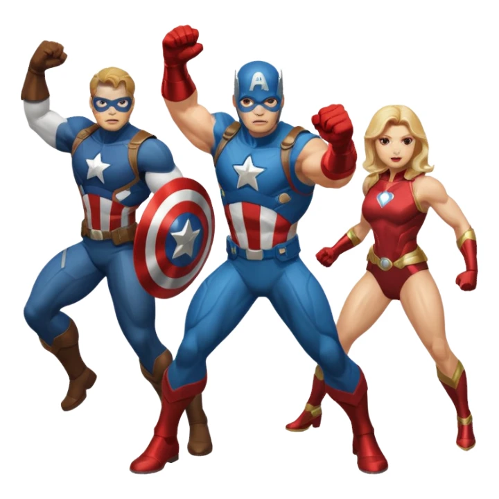Avengers “assemble” three
 sticker