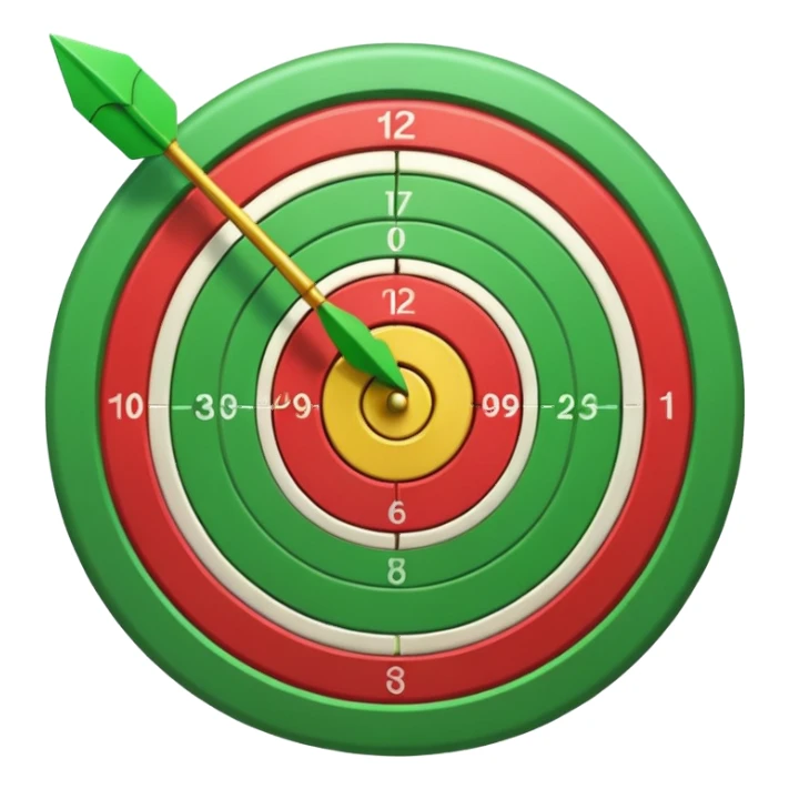 Tag vermelha com uma flecha pra cima verde sticker