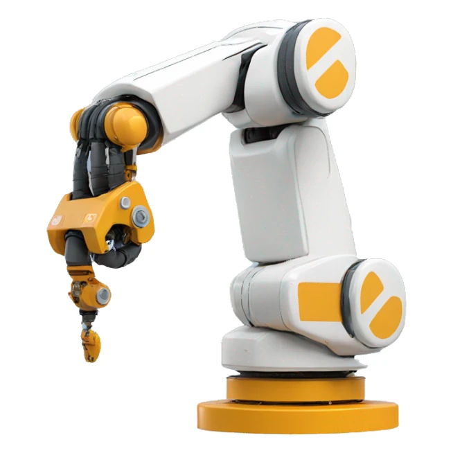 ABB 6 Axis robotic arm with paint  sticker