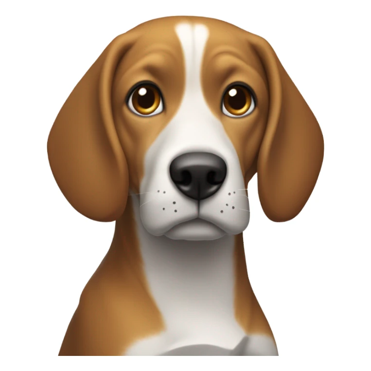 Human beagle sticker