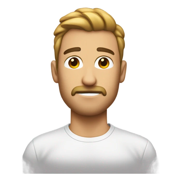 Pelado con remera de la nada sticker