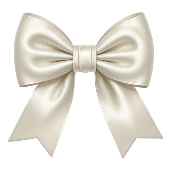cute off white bow sticker
