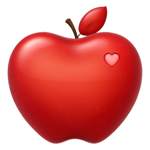Apple Heart sticker