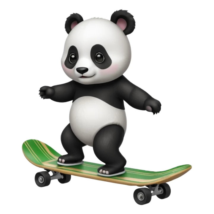 Panda skateboard  sticker