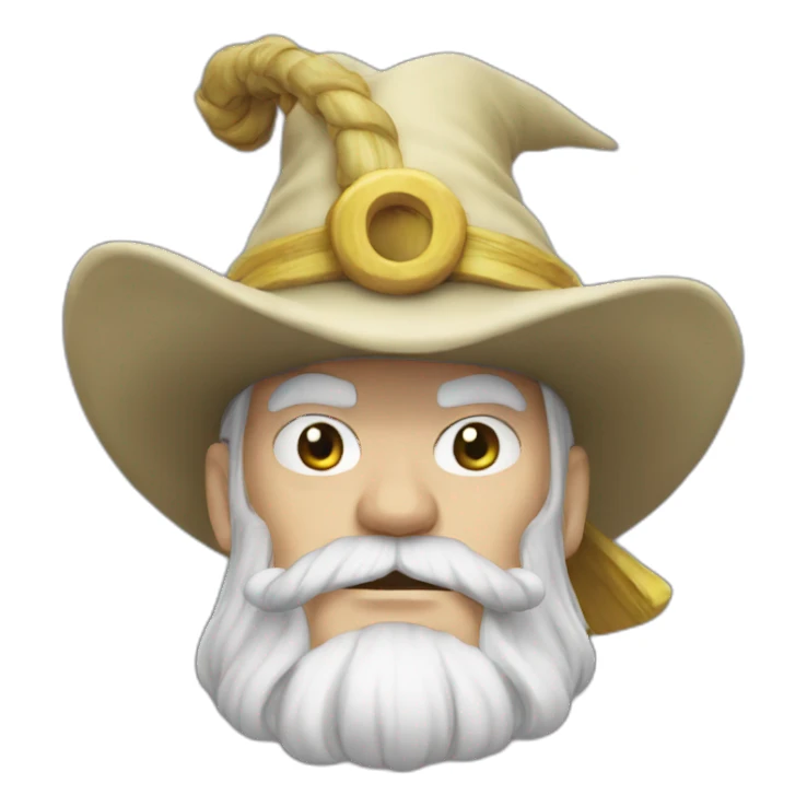 wizard whitebeard sticker