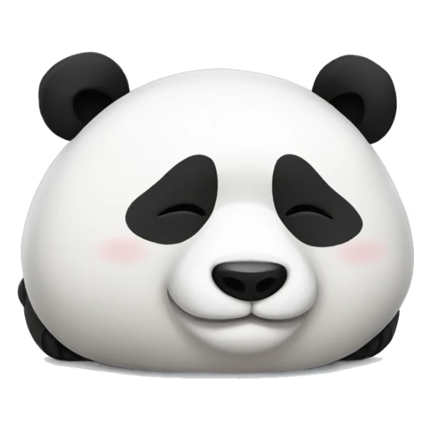 Panda sleeping sticker