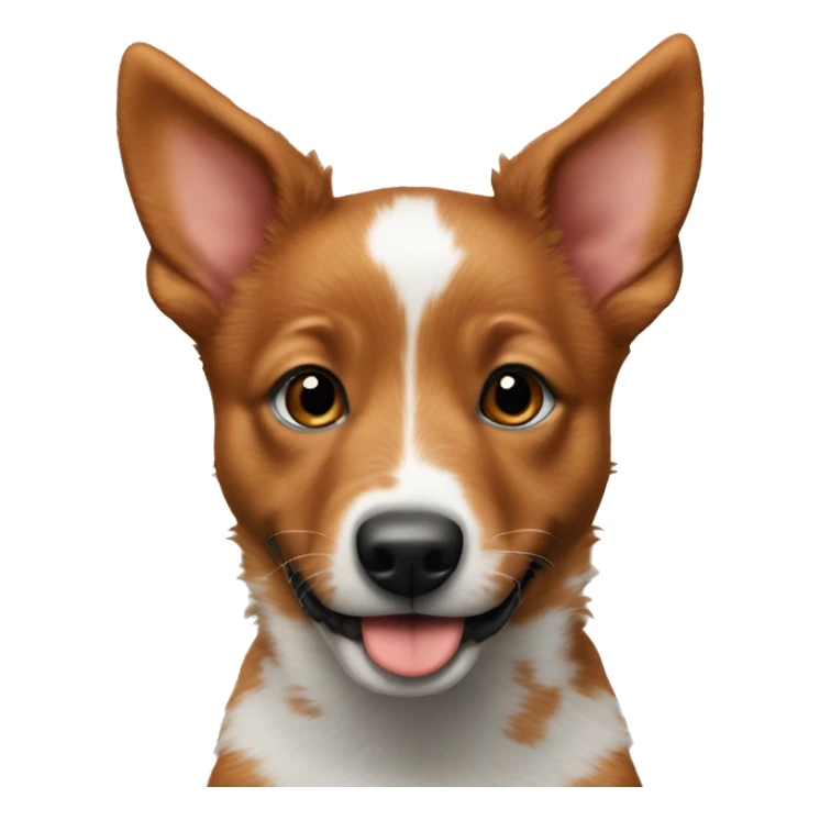 Red heeler puppy sticker