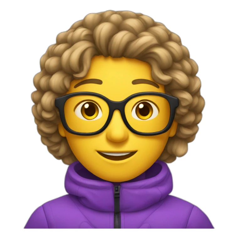 Destru à das lunettes de ski sticker