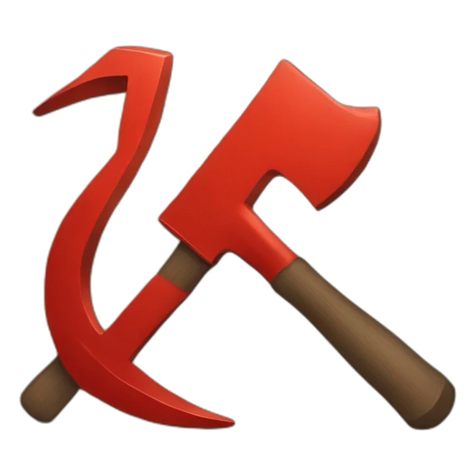 Hammer and sickle sticker